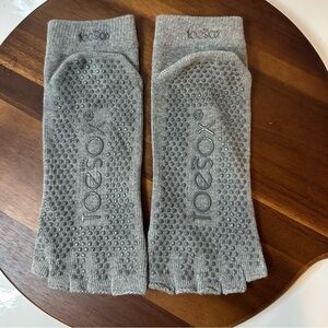ToeSox XL Gray Grip Toe Socks – Brand New Without Tags